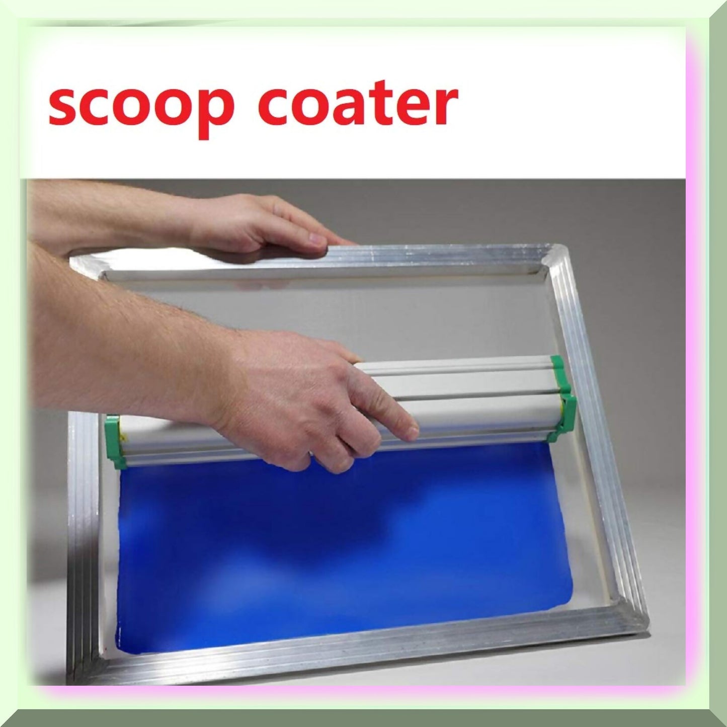 GreenPrintPro Aluminum Alloy Double-Edge Screen Coater 16 Inches