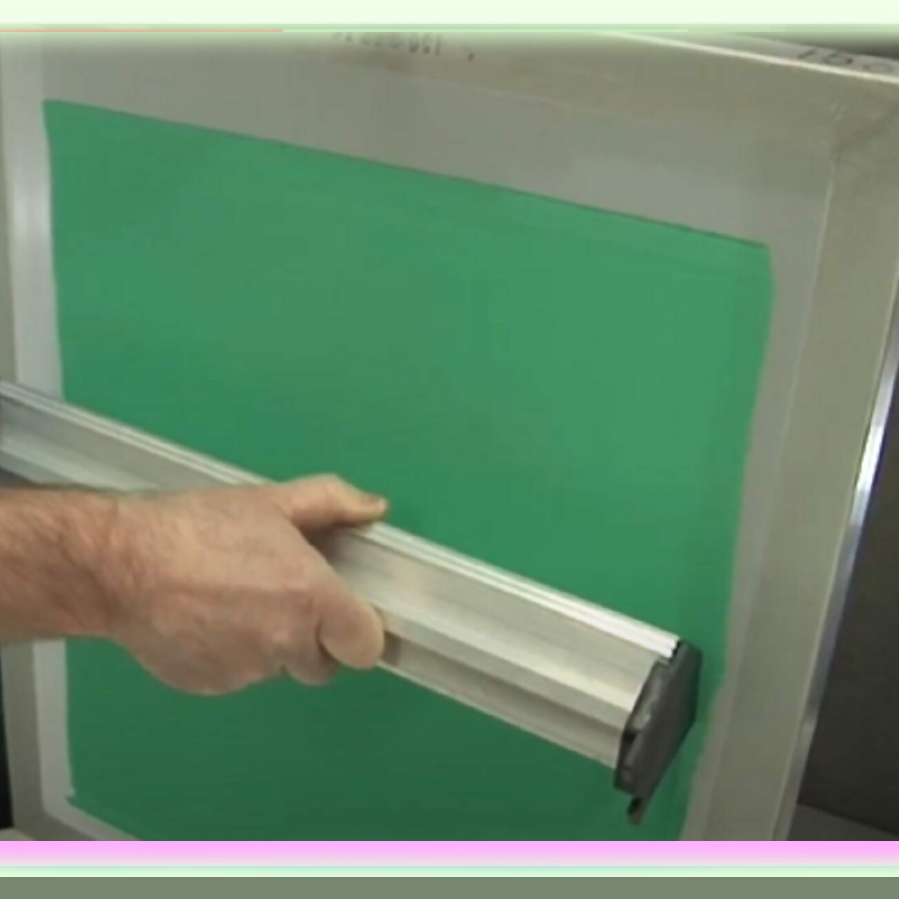 GreenPrintPro Aluminum Alloy Double-Edge Screen Coater 16 Inches