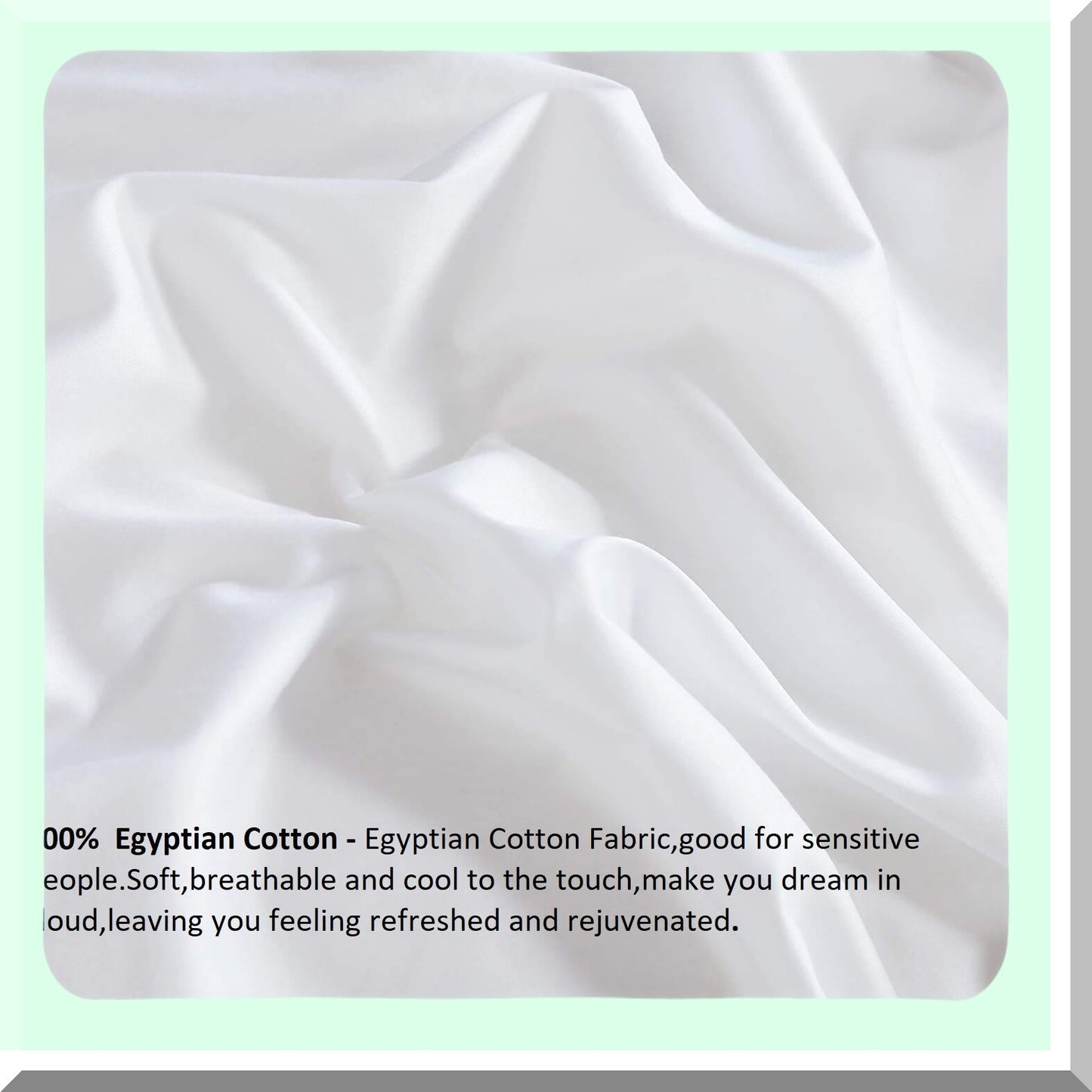 Luxury Cotton Euro Pillow Sham Covers - Set of 2, 26x26 Inch Cushion Cover, 1000 Thread Count White Solid - European Sized Bedding Accessories