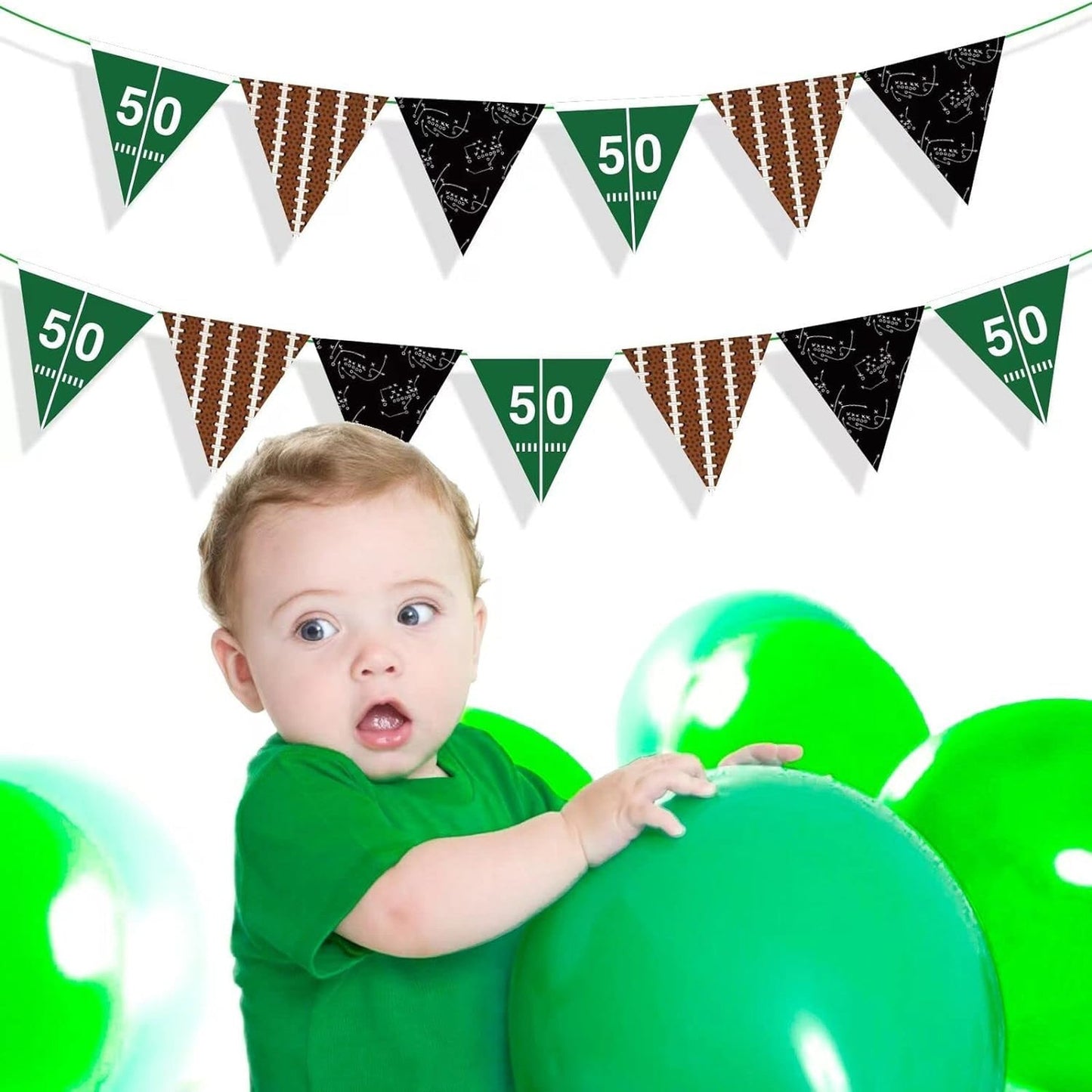 Football Banner for Game Day and Party Decorations