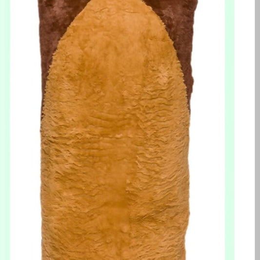 CozyCuddle Teddy Bear Body Pillow Cover - Soft Brown Animal Novelty Pillowcase for Kids and Adults - Funziez! Plush Pillow Protector