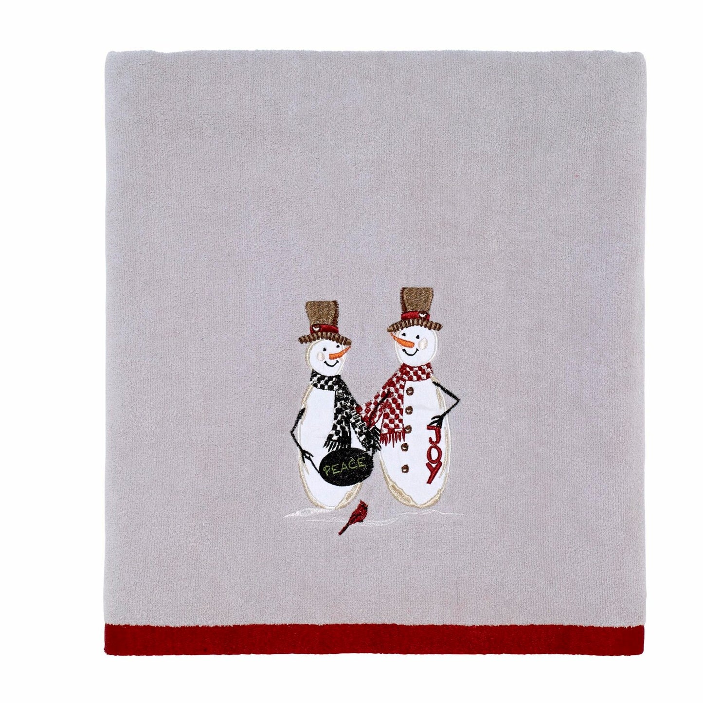 Bath Towel, Light Grey, 100% Cotton