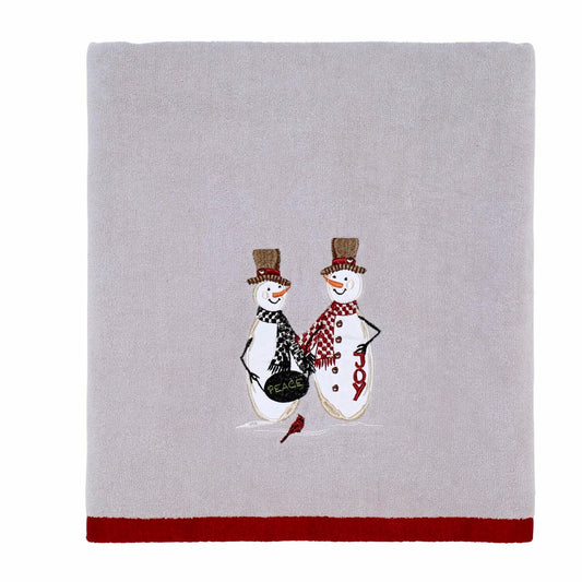 Bath Towel, Light Grey, 100% Cotton