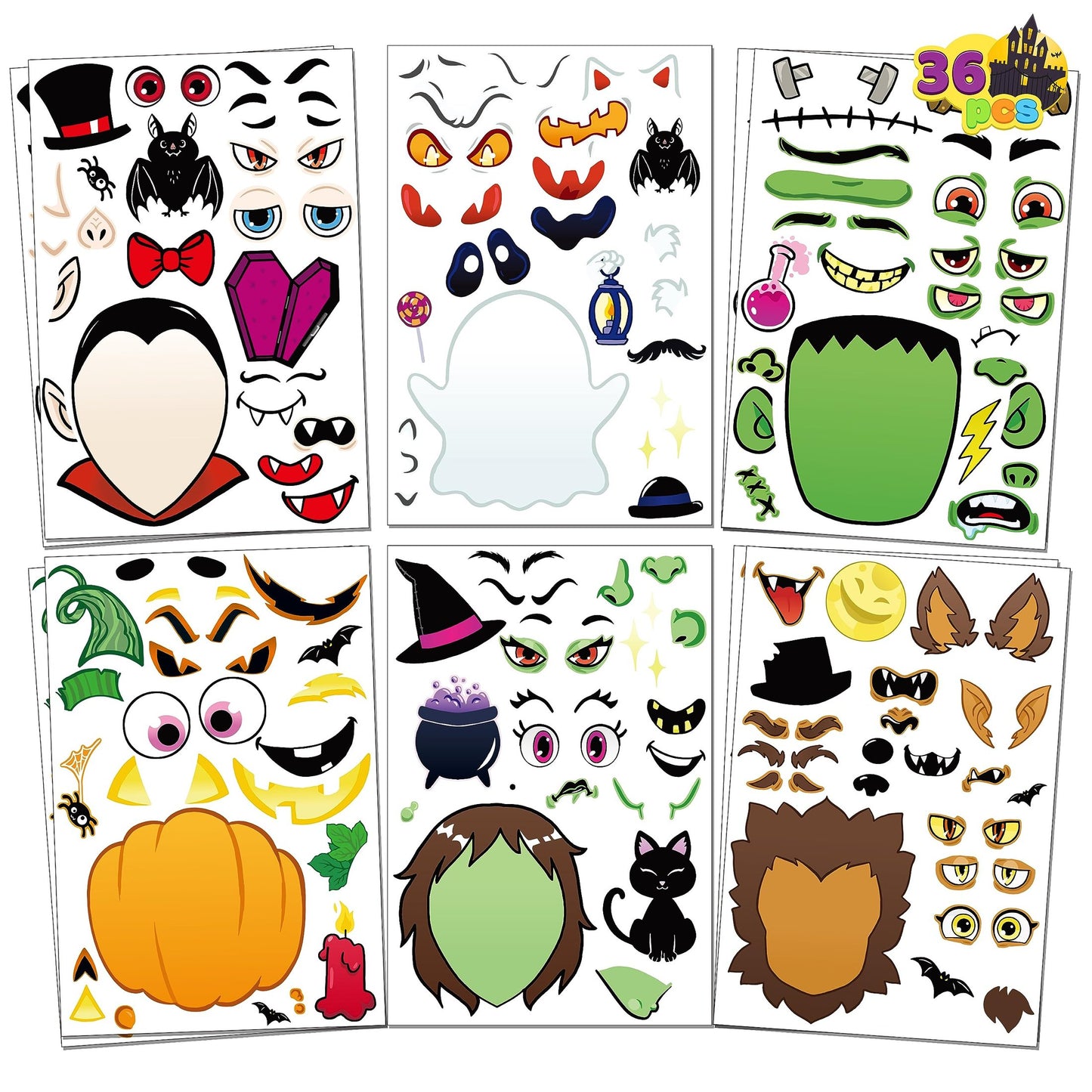 Make Your Own Face Sticker Sheets for Kids Parties