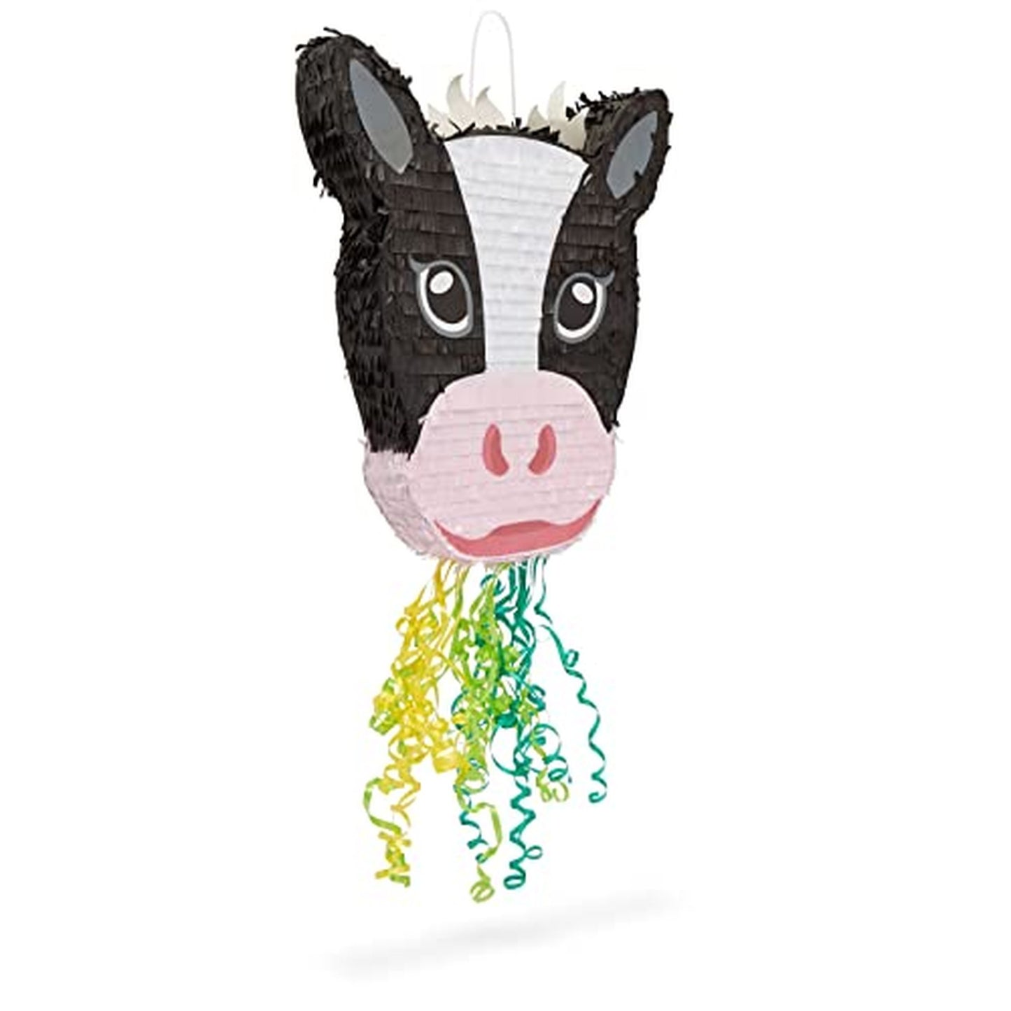 Pull String Cow Piñata for Farm Birthday and Baby Shower Decorations