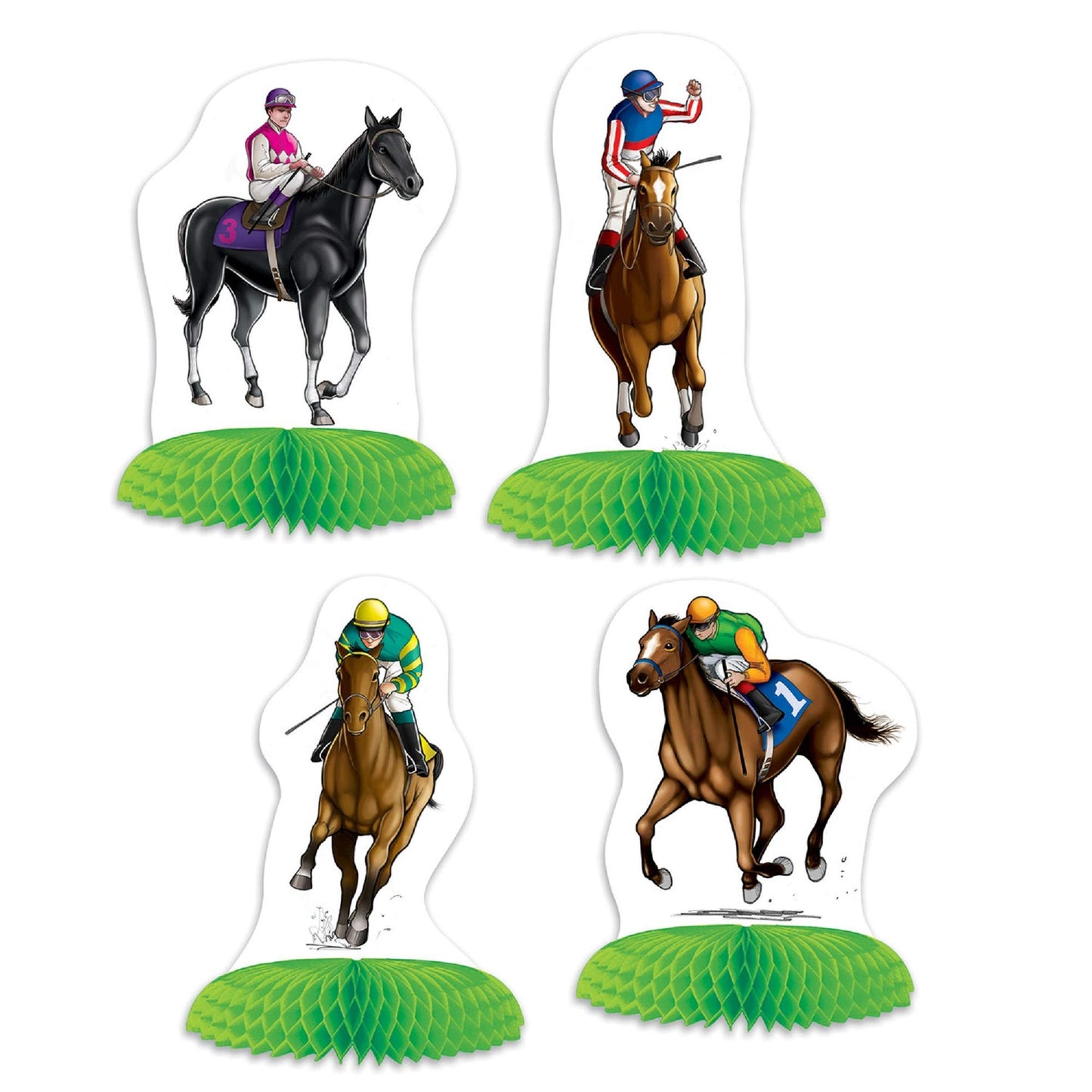 Horse Racing Mini Centerpieces for Derby Day Celebration
