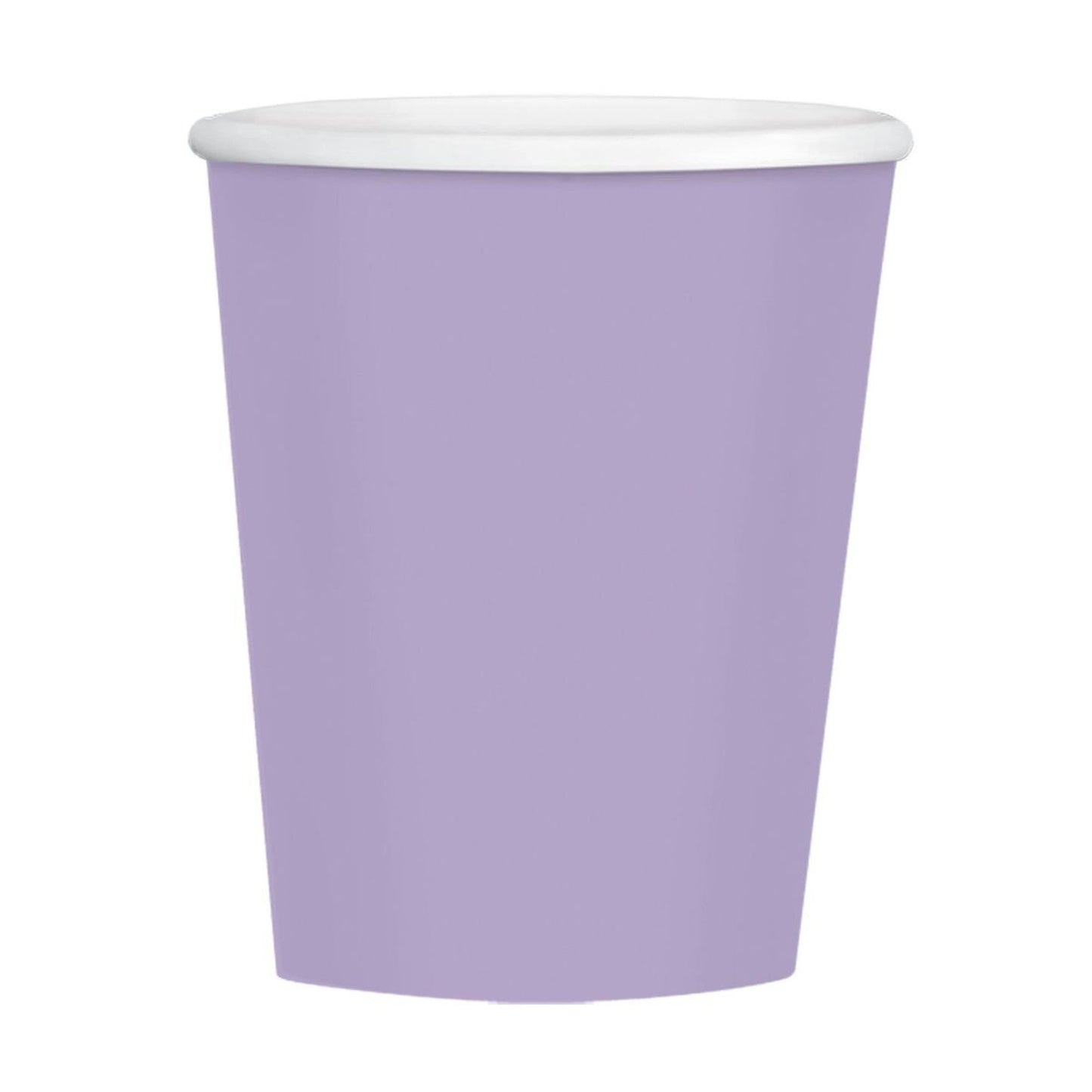 Vibrant Lavender Paper Cups Pack of 50, 12 oz