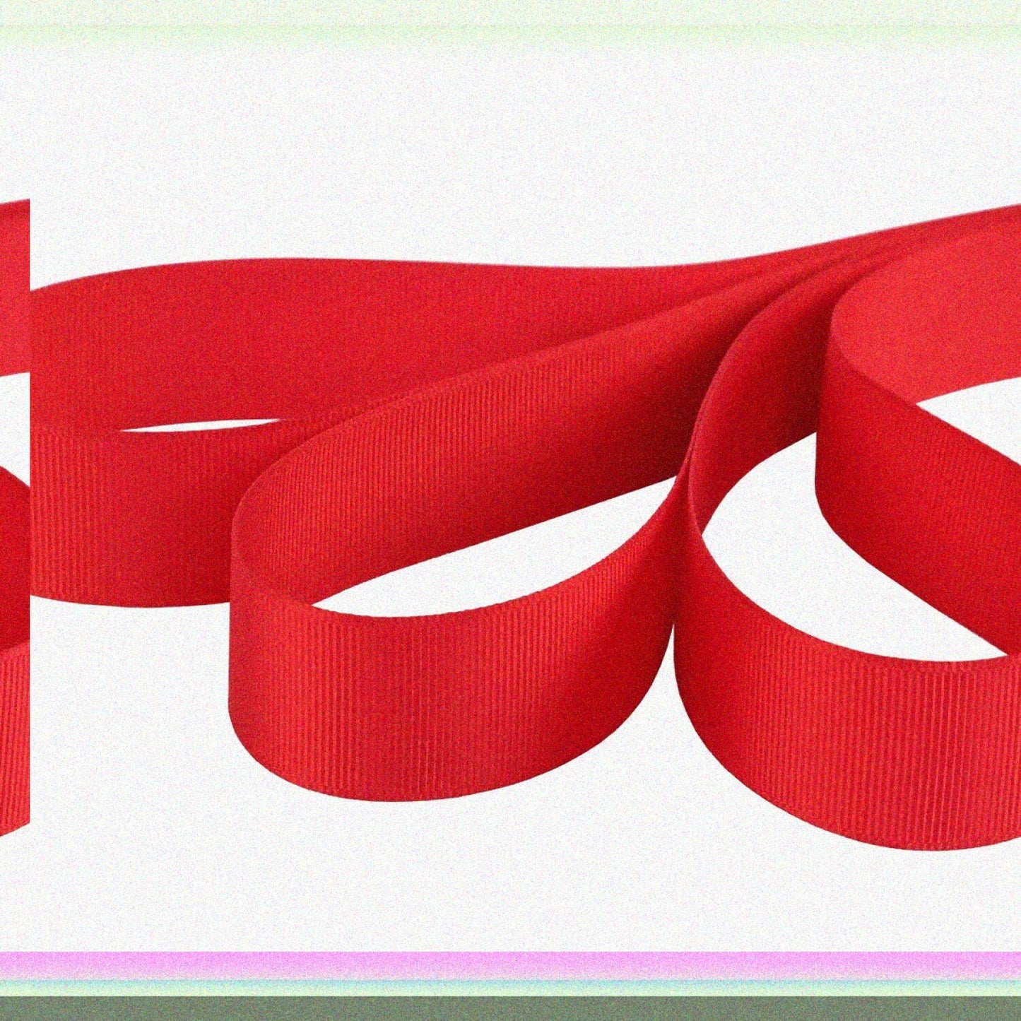 1" Wide Red Grosgrain Ribbon 25 Yards