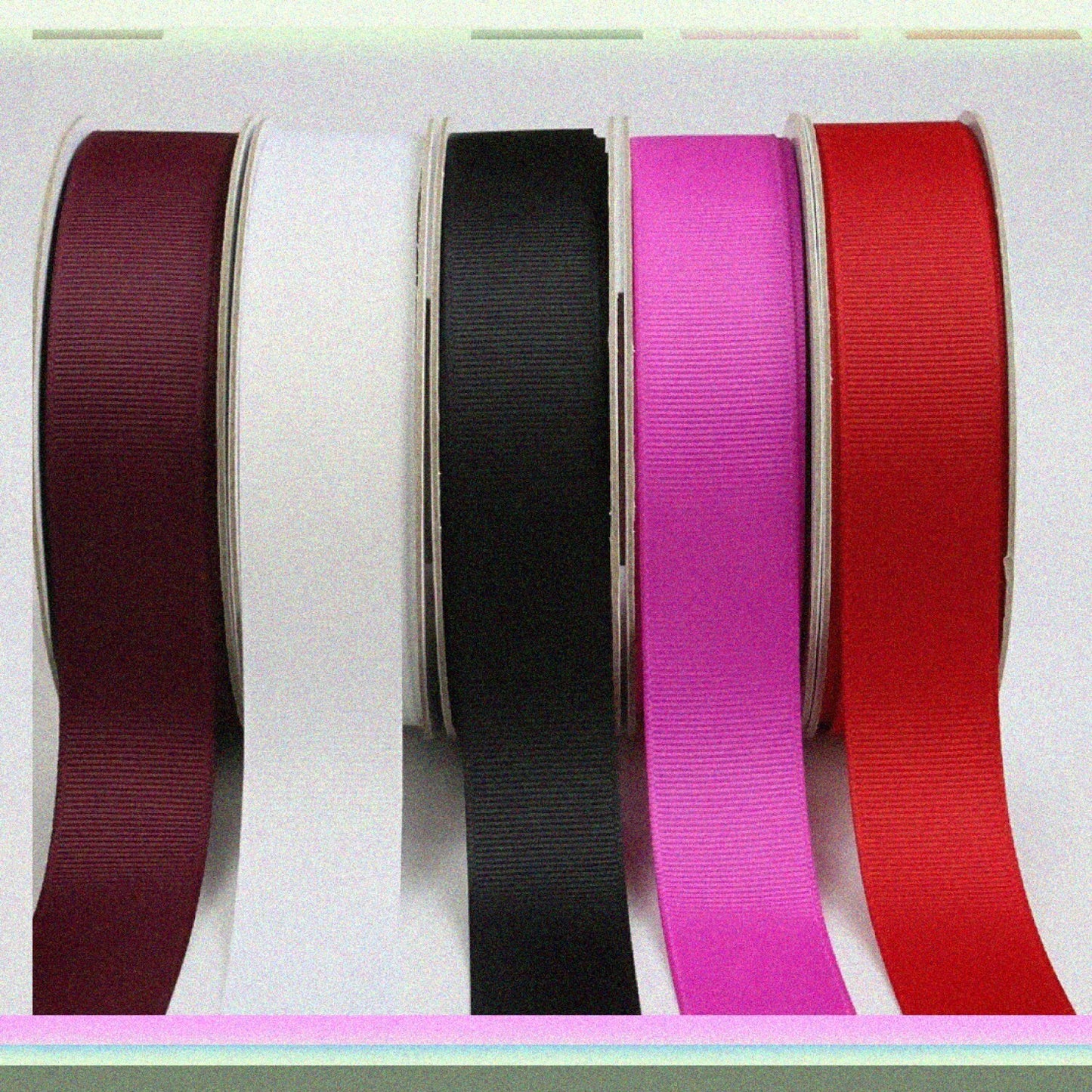 1" Wide Red Grosgrain Ribbon 25 Yards