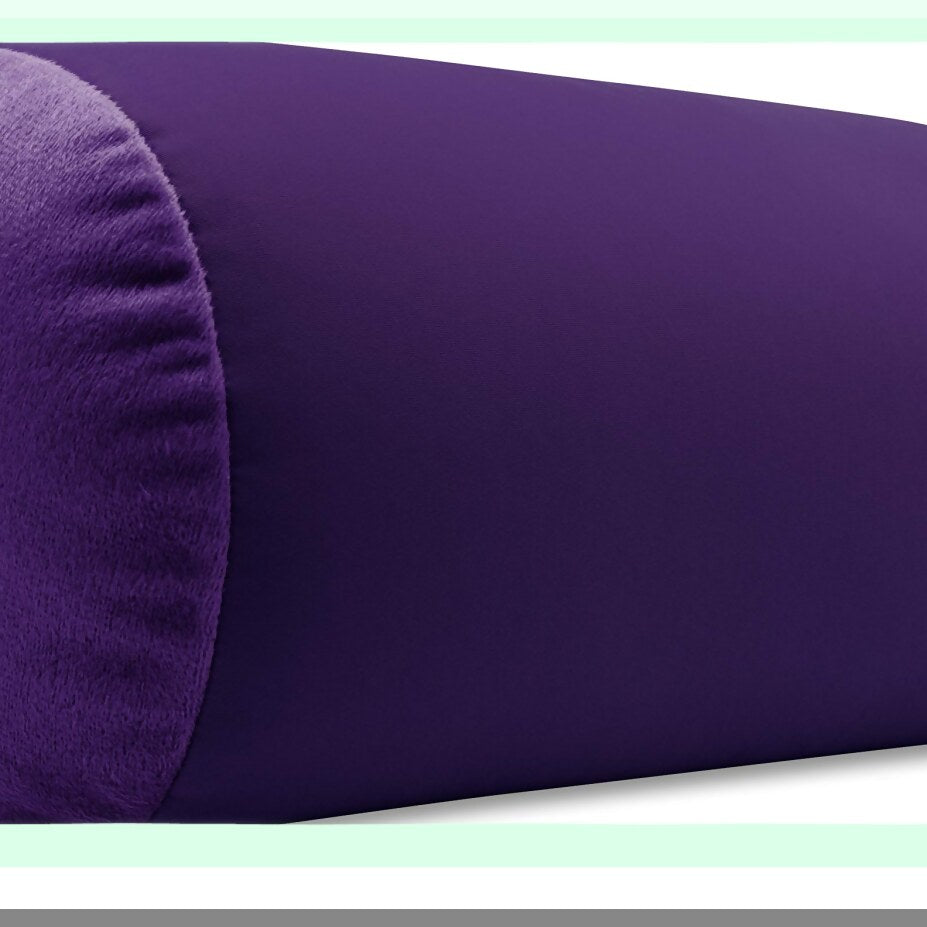 AiryBeads Squish Pillow - Fun & Cuddly Dormroom Accessory in 18 Bubbly Colors - Soft Microbead Bed Pillow, 14" x 7" Purple