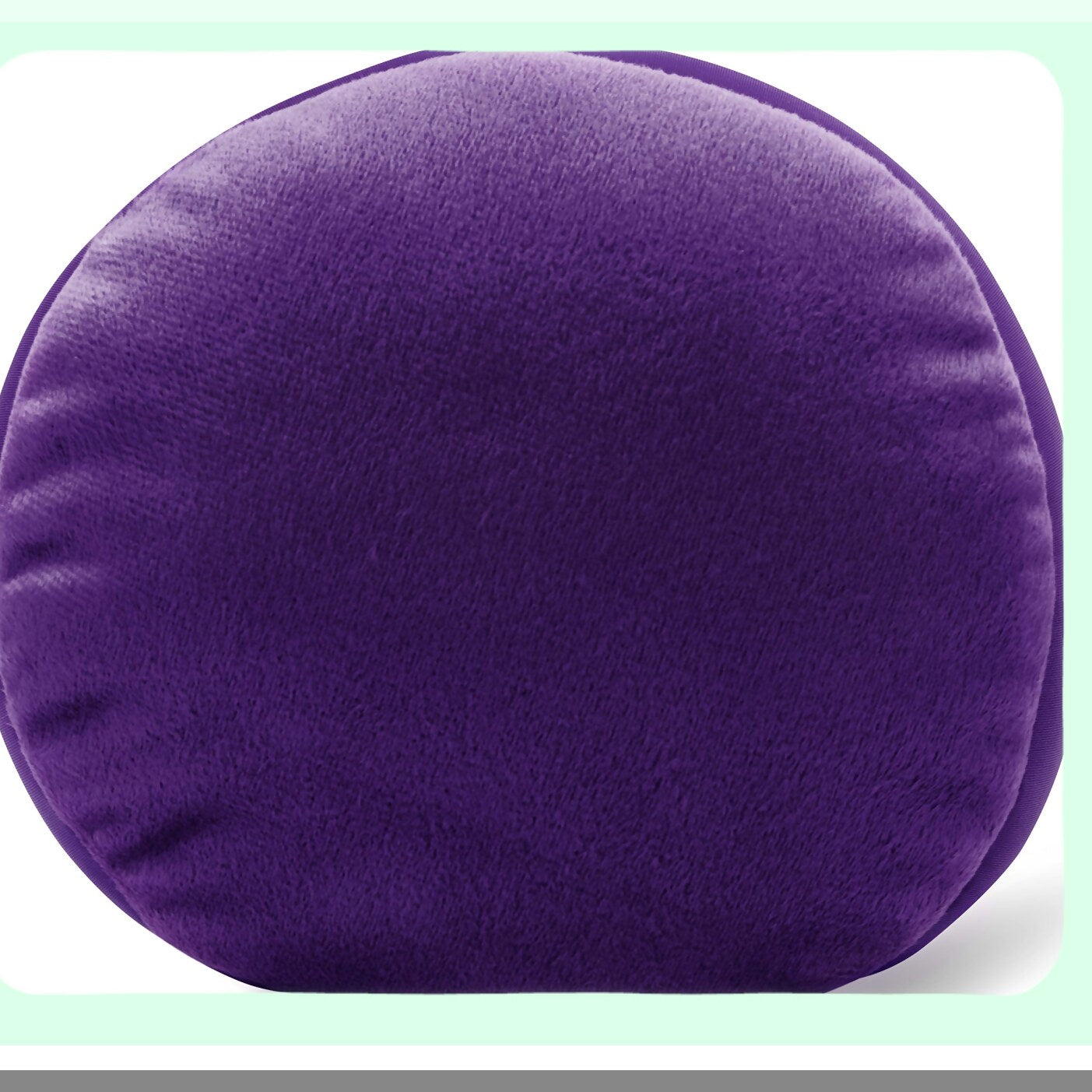 AiryBeads Squish Pillow - Fun & Cuddly Dormroom Accessory in 18 Bubbly Colors - Soft Microbead Bed Pillow, 14" x 7" Purple