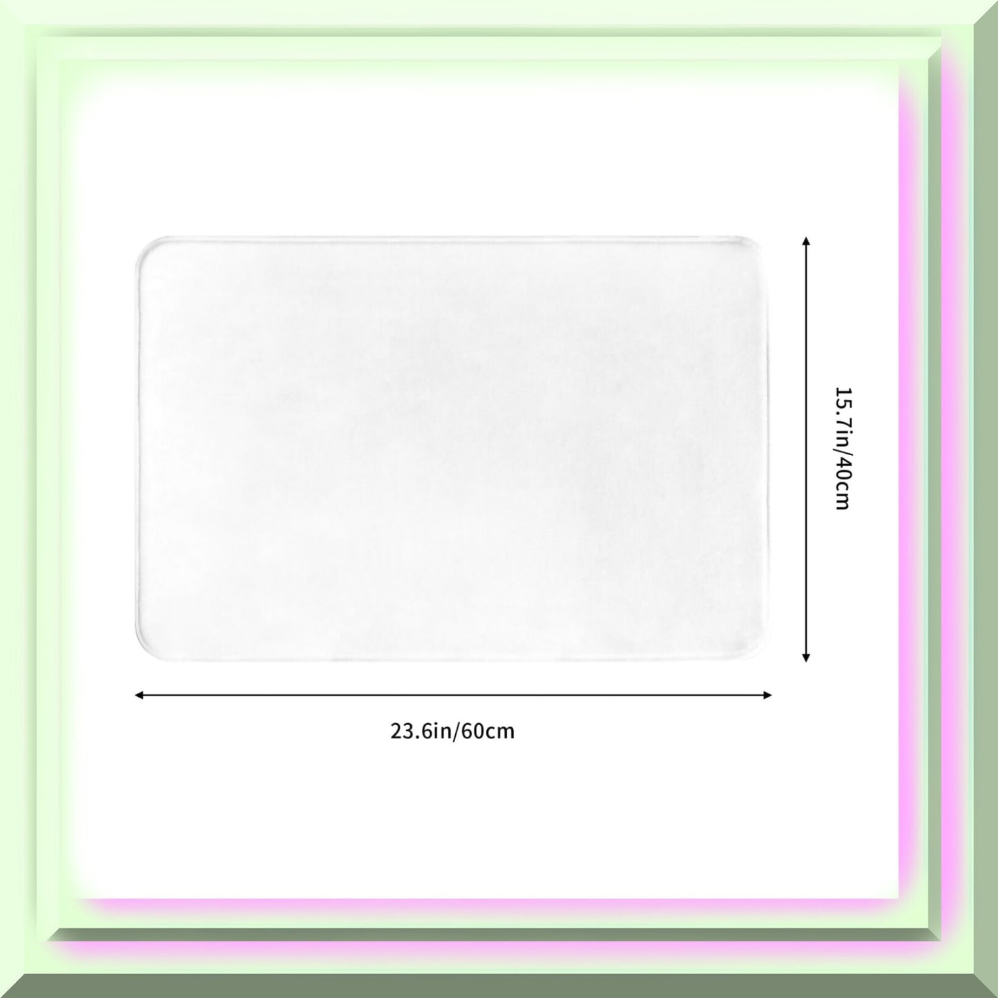 Boho Cream Beige Bathroom Rug 16x24