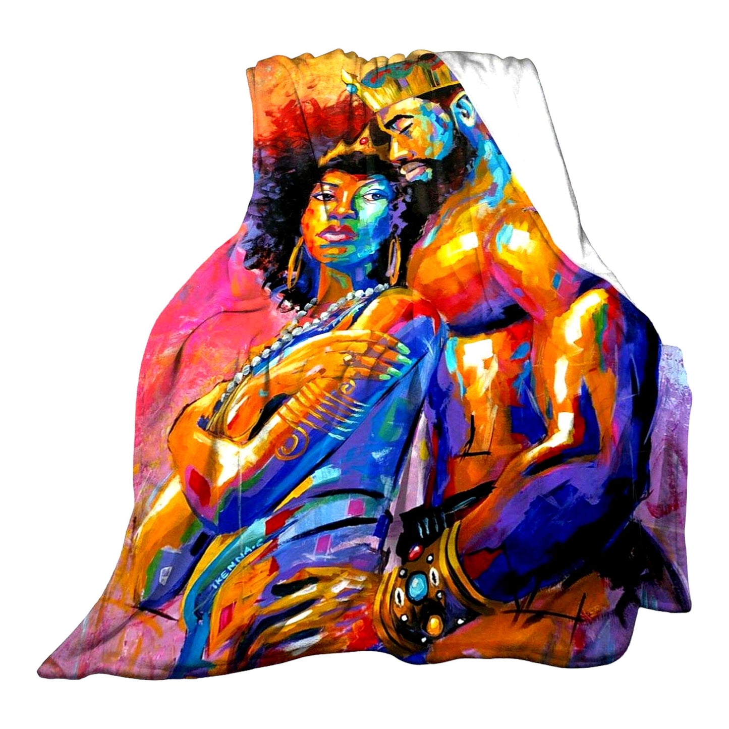 Serengeti Dreamscape Ultra Soft Fleece Throw - Cozy All-Season Decorative Blanket for Home, Couch, Bed, Chair, Travel - 60x50in