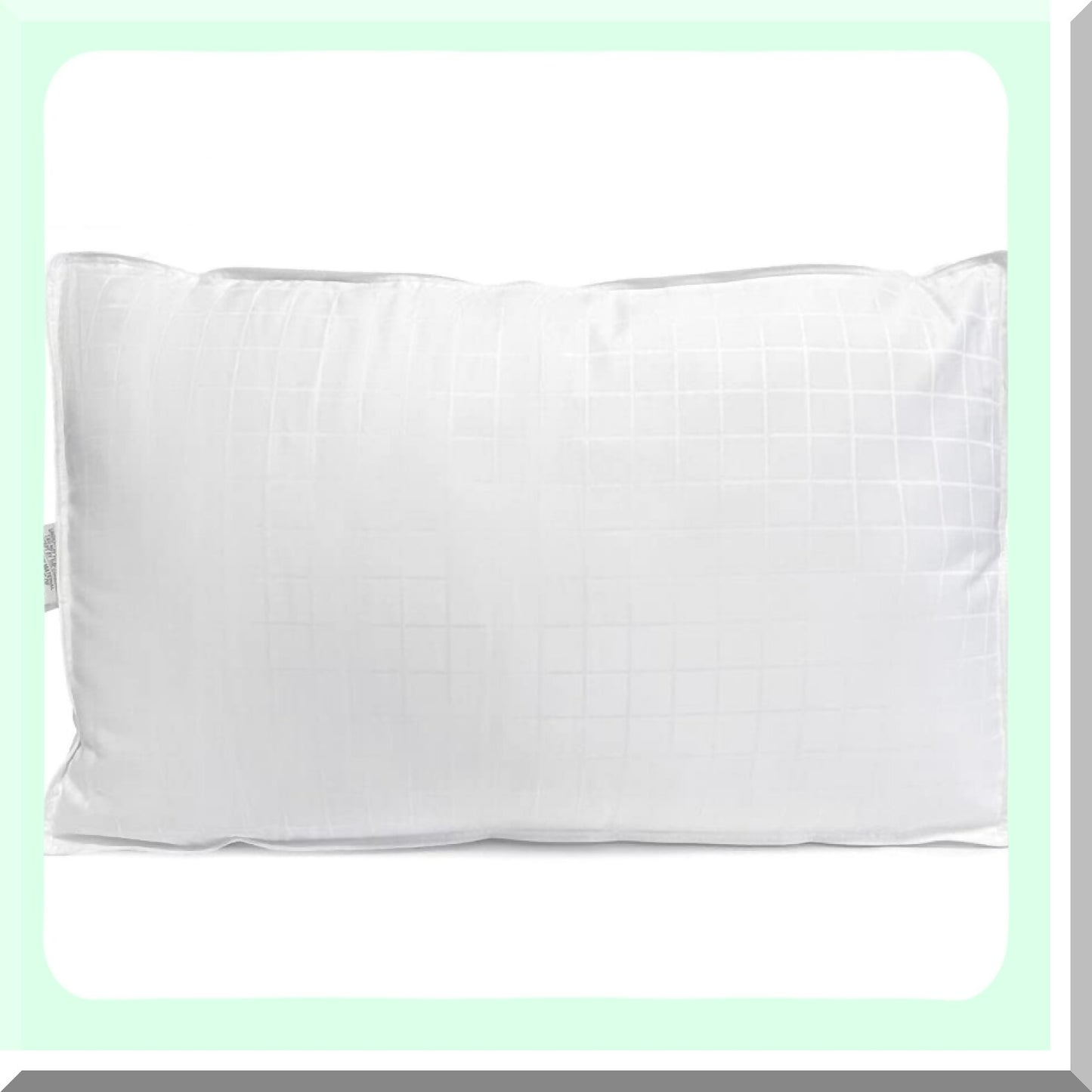 ErgoRest Side Sleeper Pillow - Orthopedic Support for Standard Size Beds - Contoured Memory Foam for Neck and Shoulder Pain Relief - Hypoallergenic Cover