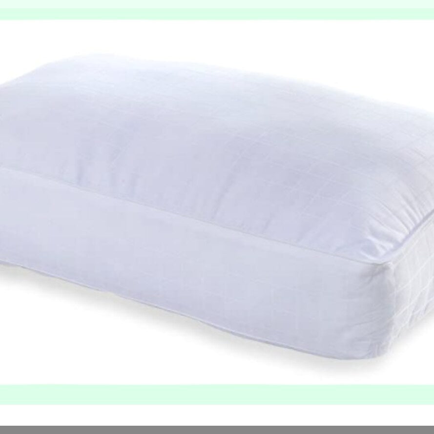 ErgoRest Side Sleeper Pillow - Orthopedic Support for Standard Size Beds - Contoured Memory Foam for Neck and Shoulder Pain Relief - Hypoallergenic Cover