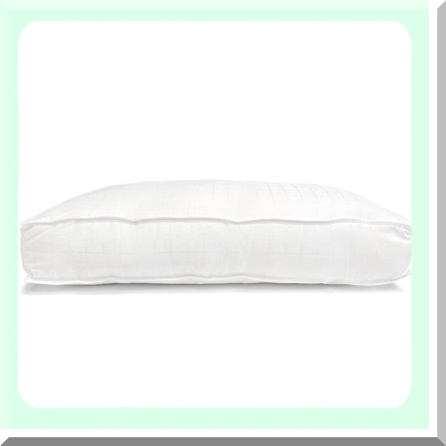 ErgoRest Side Sleeper Pillow - Orthopedic Support for Standard Size Beds - Contoured Memory Foam for Neck and Shoulder Pain Relief - Hypoallergenic Cover