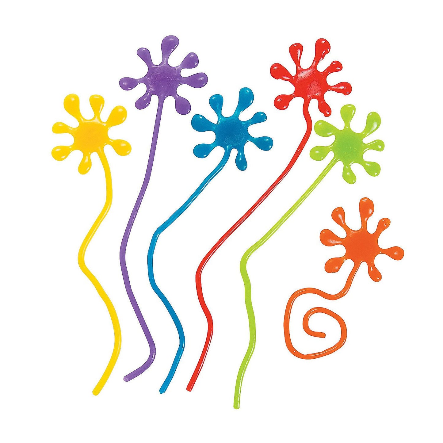 Paint Splatter Sticky Hands Party Favors Pack of 72