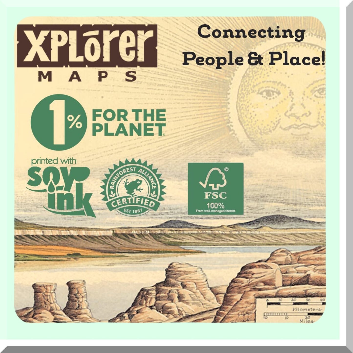 Rocky Mountain Adventure Map Fleece Blanket - Hand-Drawn Art, Soft & Cozy Throw for Couch, Perfect Unique Gift, 58"x50"