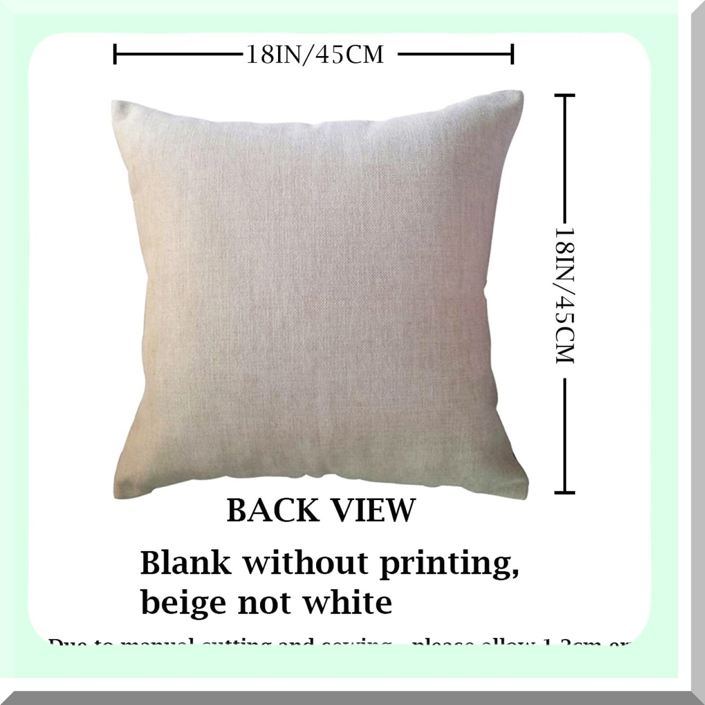 Seaturtle Starfish Shell Sand Dollar Coastal Beach Pillow Covers - Set of 4, 18x18 Inch Ocean Theme Decorative Cushion Covers for Summer Beach House Decor