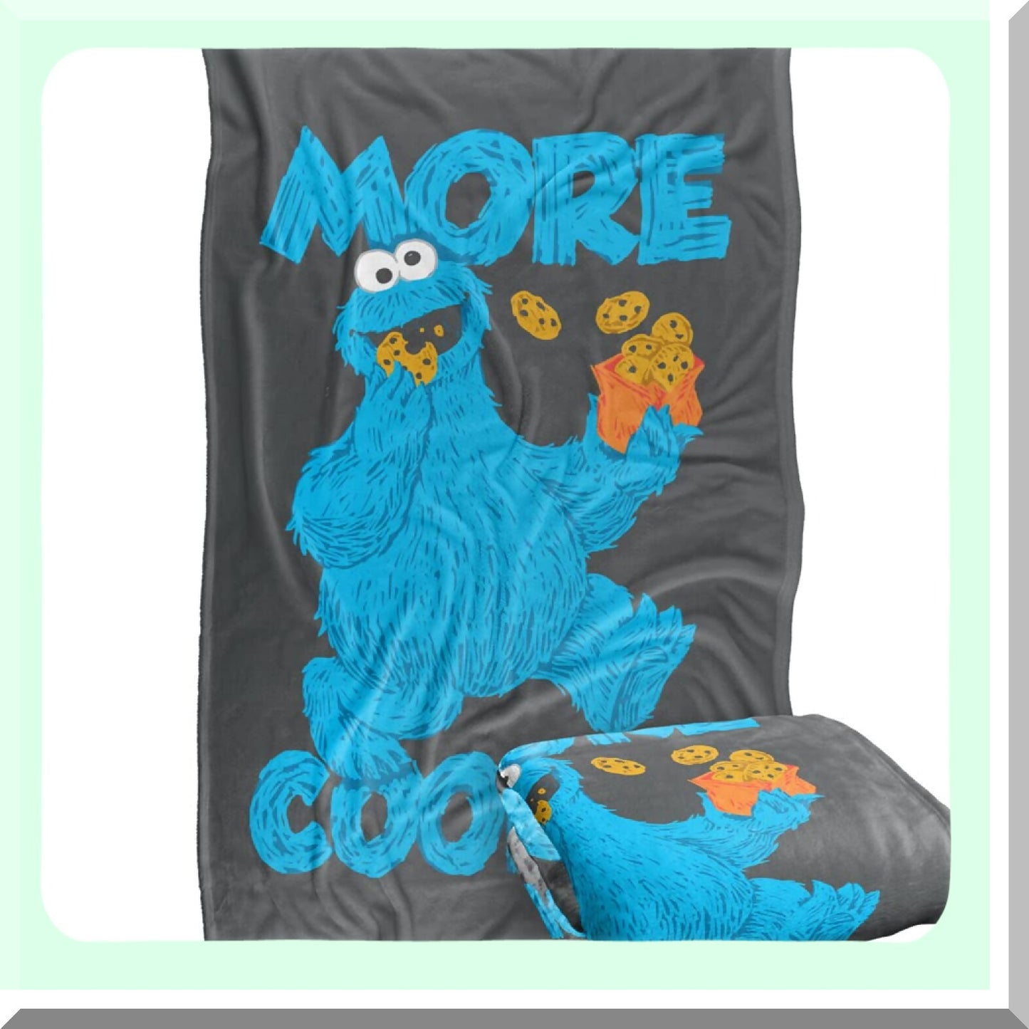 Sesame Street Cozy Comfort Super Soft Throw Blanket - 36" x 58" Silky Touch for Ultimate Warmth