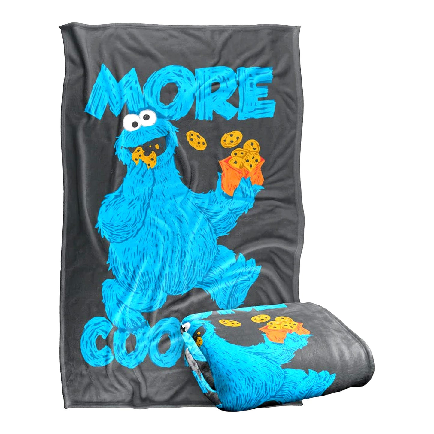 Sesame Street Cozy Comfort Super Soft Throw Blanket - 36" x 58" Silky Touch for Ultimate Warmth