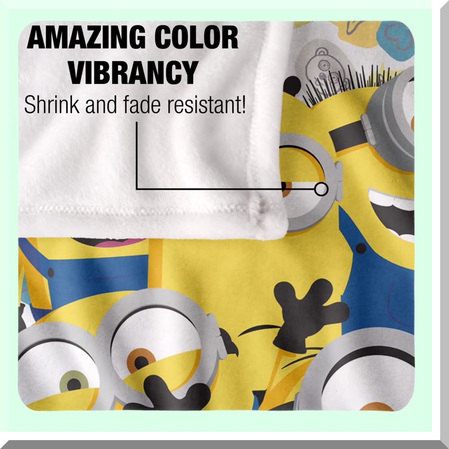 Minions Silky Touch Super Soft Throw Blanket - 36"x58" Waving Design"