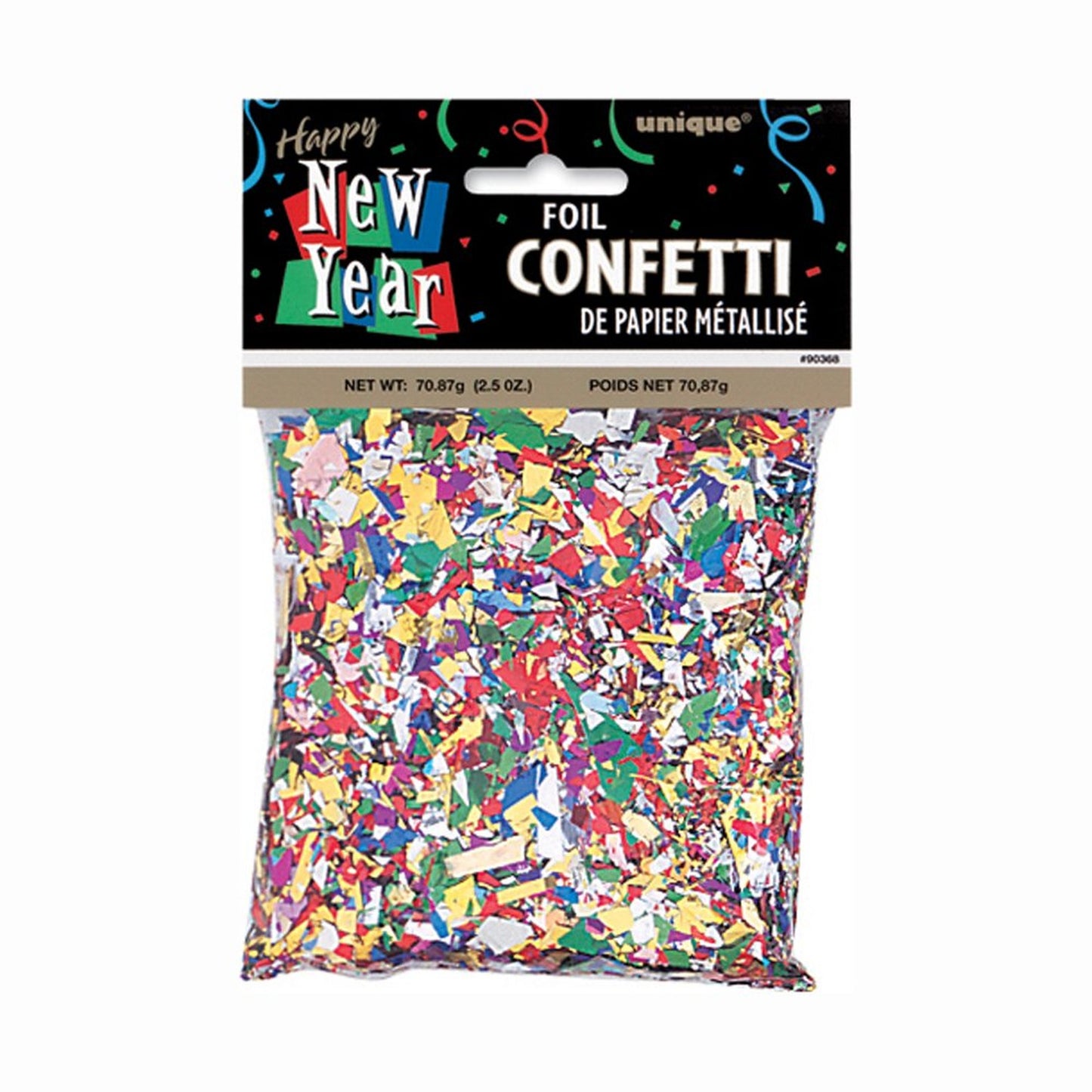 Multicolor Confetti for New Year and Parties