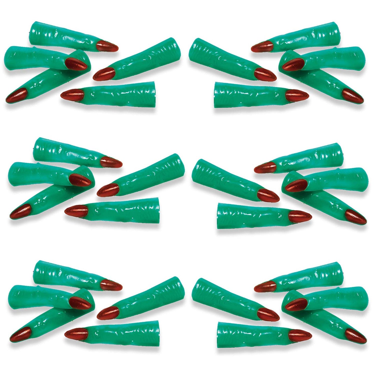 30 Count Plastic Finger Decorations for Parties and Kids