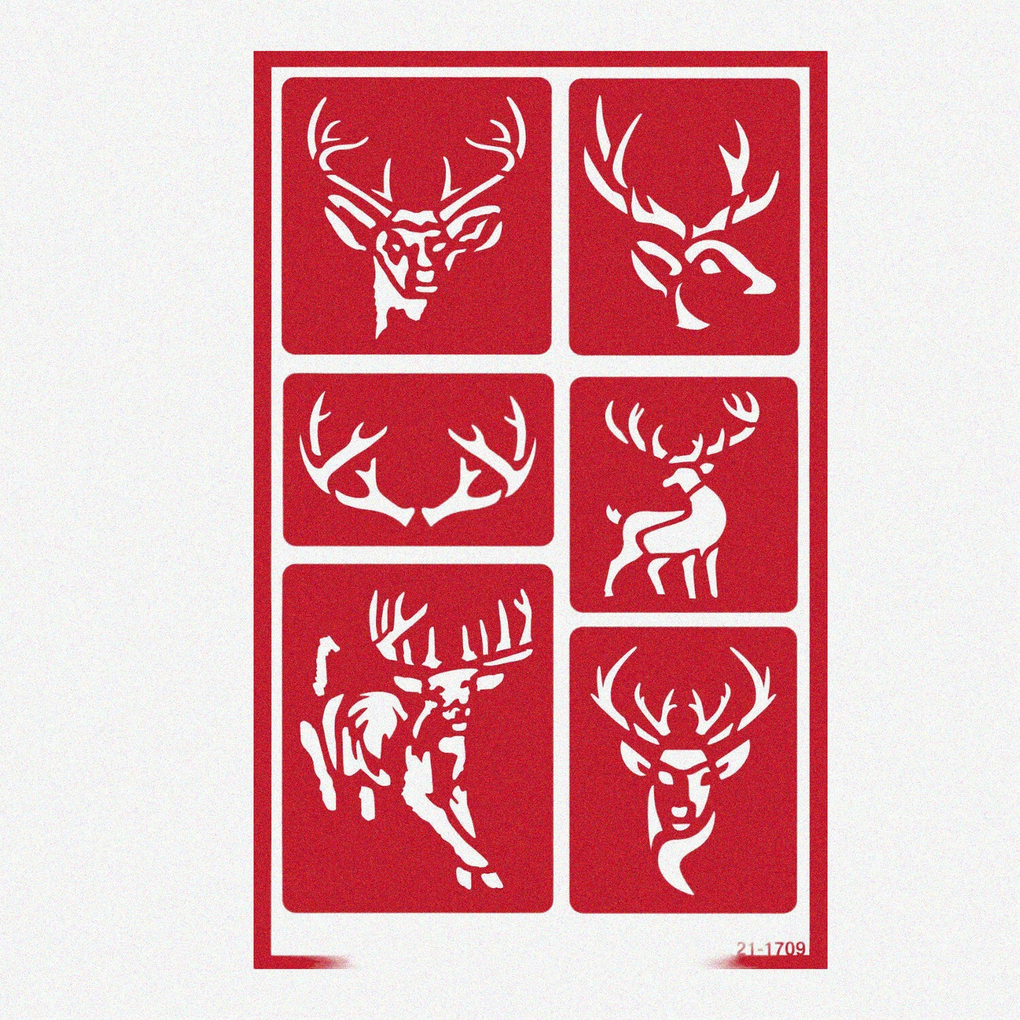 Nature's Etch Brown Deer Glass Stencil