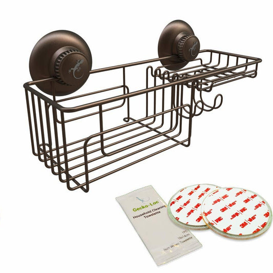 Shower Caddy Organizer Bronze Wall-Mounted