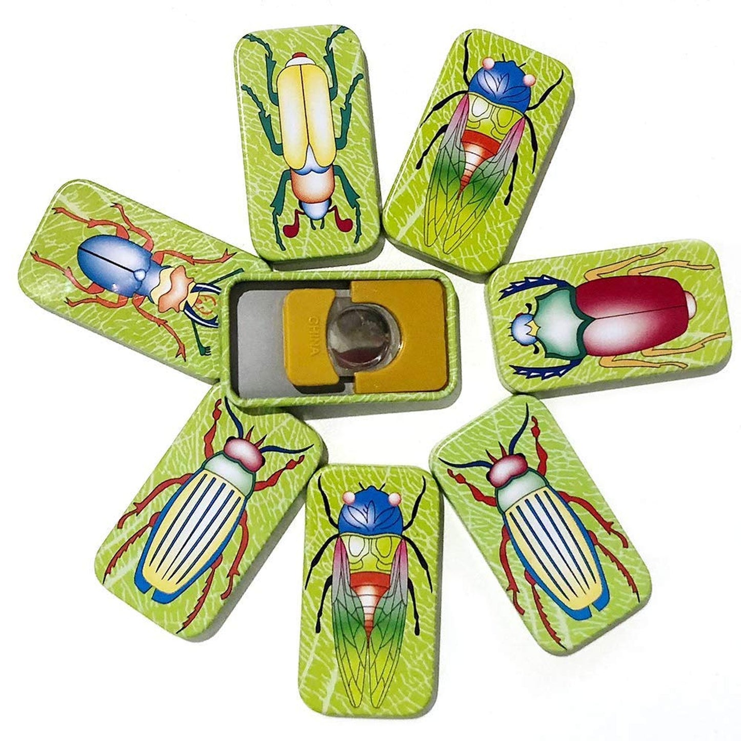Bug Clickers for Kids Set of 12 with Colorful Insect Designs