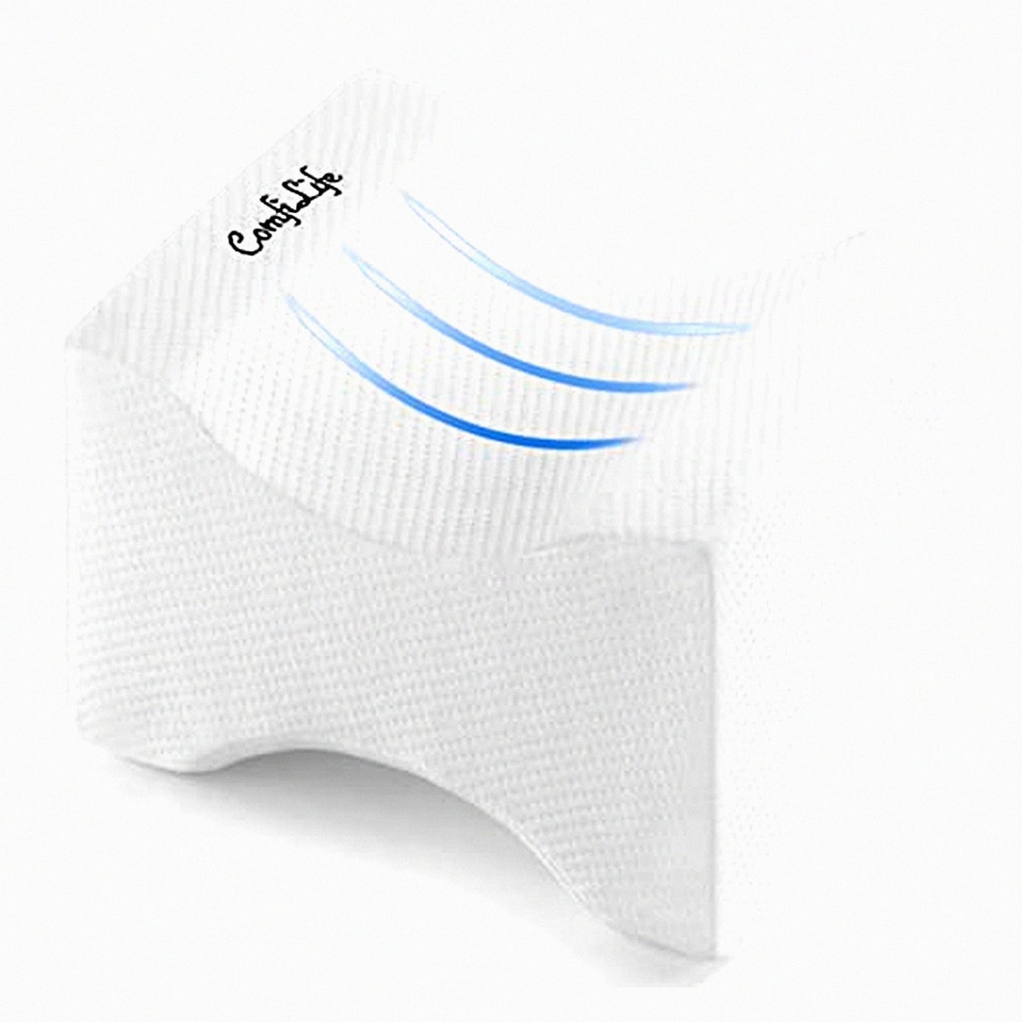 MemoryFoam Side Sleeper Knee & Leg Support Pillow - Orthopedic Relief for Back & Hip Pain - Sleep Comfortably & Pain-Free