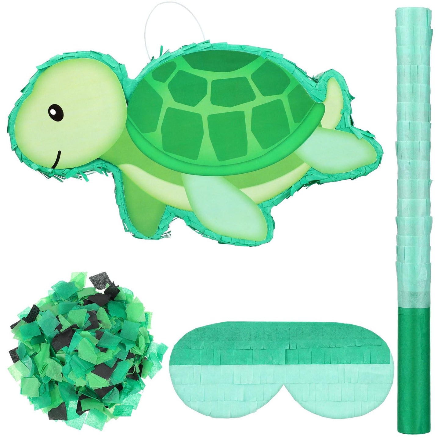 Green Turtle Party Pinata for Kids and Celebrations