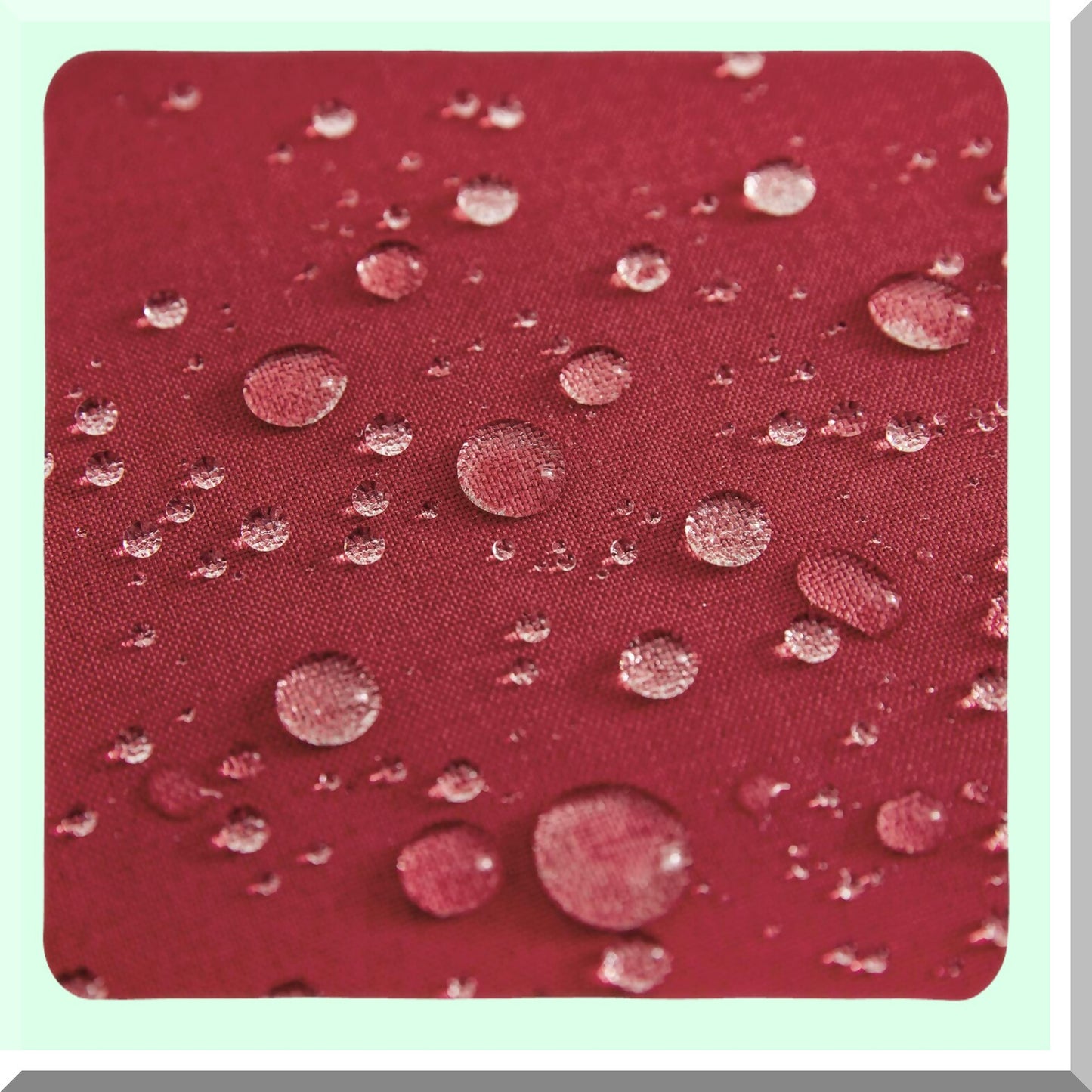 Waterproof Farmhouse Linen Throw Pillow Covers - Set of 2 Red Decorative Cushion Cases for Outdoor Bedroom Living Room Sofa Chairs 12x20 inch