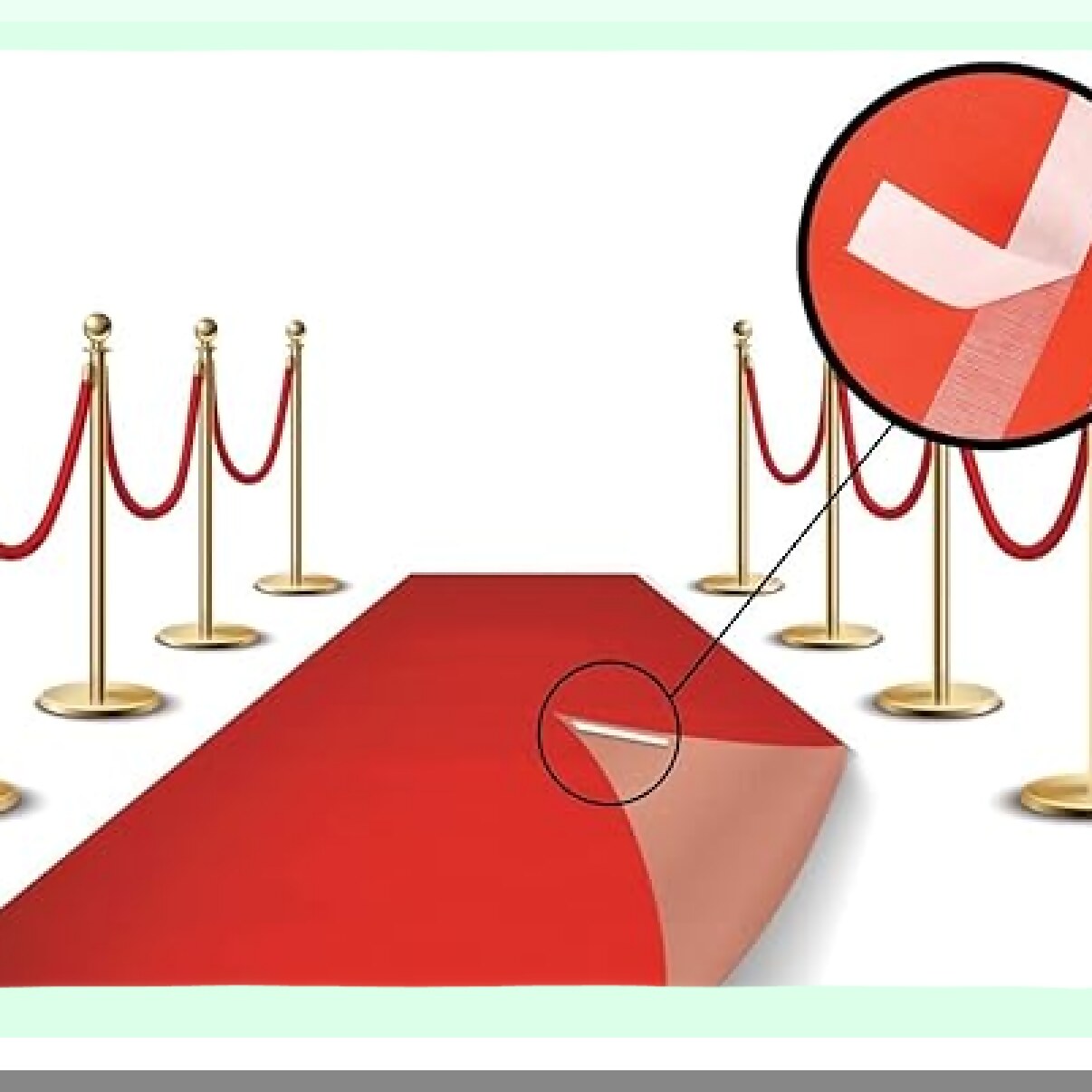 Red Carpet Floor Runner for Events 2x15 Feet