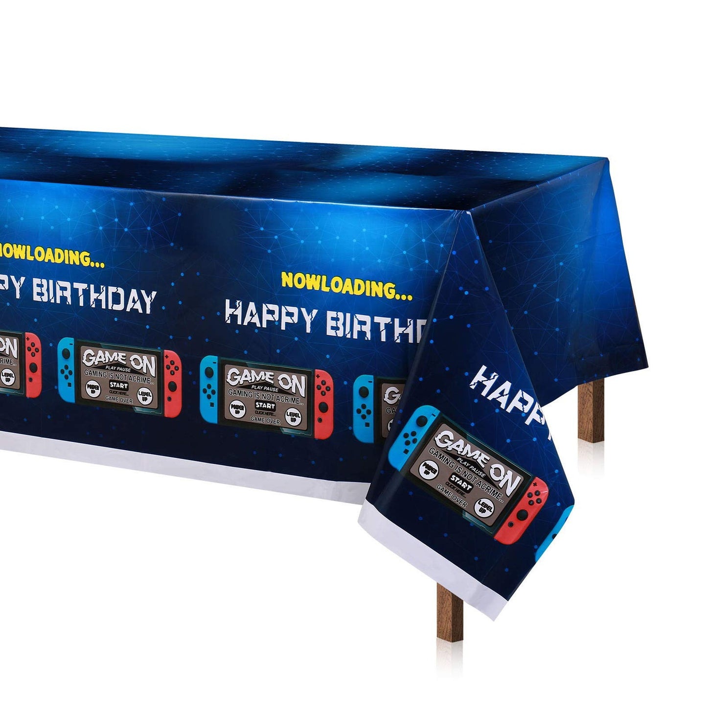 Video Game Table Covers 2pcs for Birthday Party