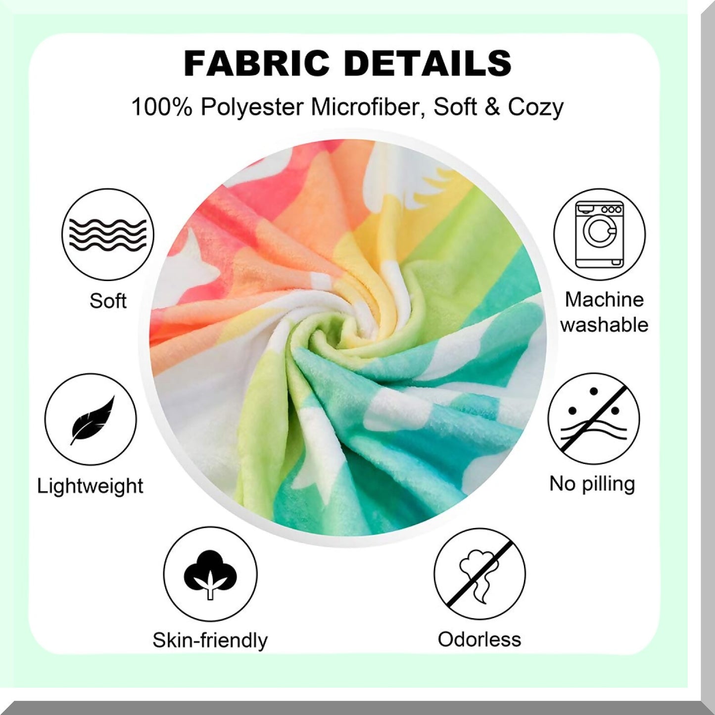 Cozy Avocado Bliss: Super Soft Plush Fleece Throw Blanket 60x80 Inch - Perfect for Sofa, Bed, Travel, and Camping