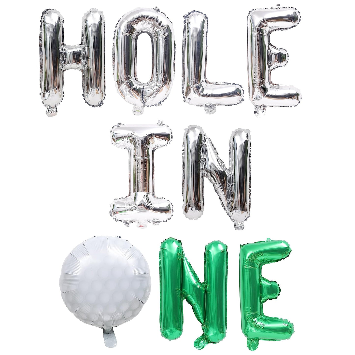 Golf Fete Balloon Bouquet - Outdoor Sports Theme Birthday Party Decor Supplies for Boys - Hole in One Golf 1st Birthday Balloon Bouquet