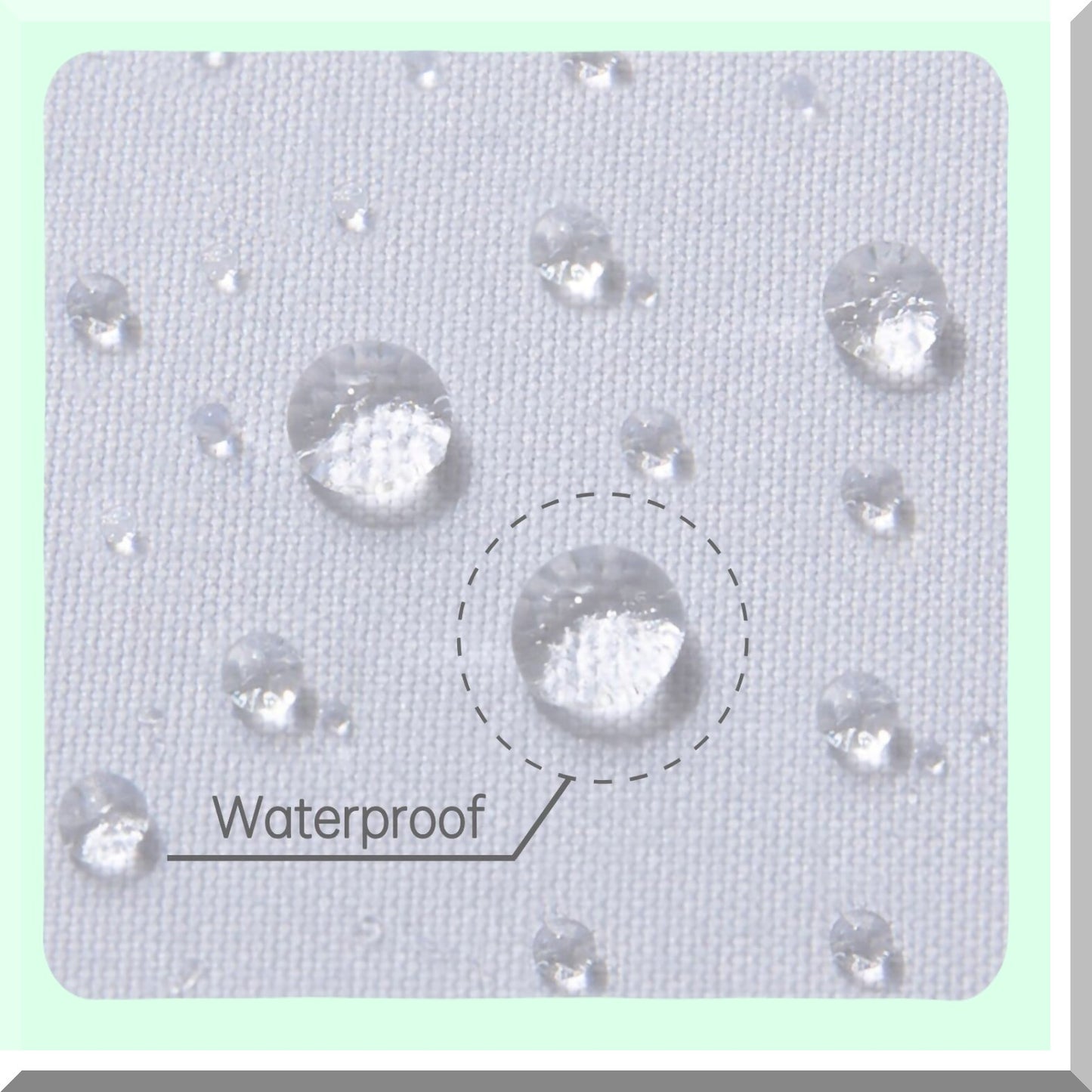 CoolFoam Outdoor Pillow Inserts - Set of 2 Premium Water Resistant Throw Pillows with Shredded Memory Foam Cooling Filler. Perfect Square Decorative Couch Stuffer Sham for Patio Furniture.