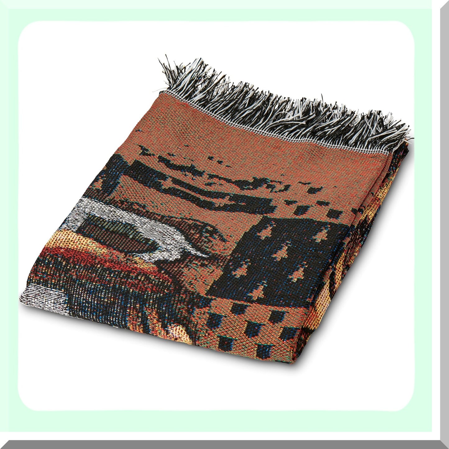 Hufflepuff Heritage Woven Tapestry Throw Blanket - 48x60