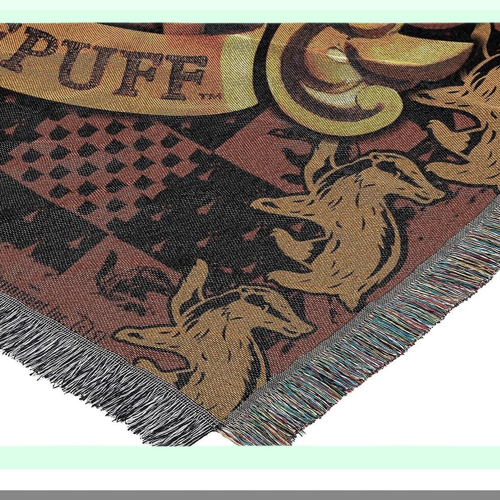 Hufflepuff Heritage Woven Tapestry Throw Blanket - 48x60
