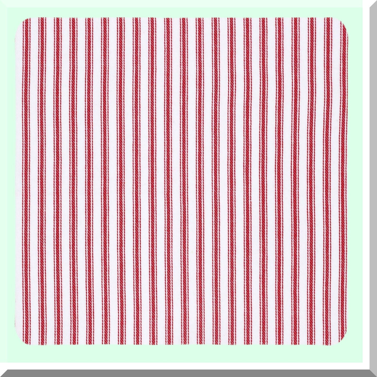 Stripe Cotton Decorative Pillow Covers - Set of 2 - 24x24 Inches