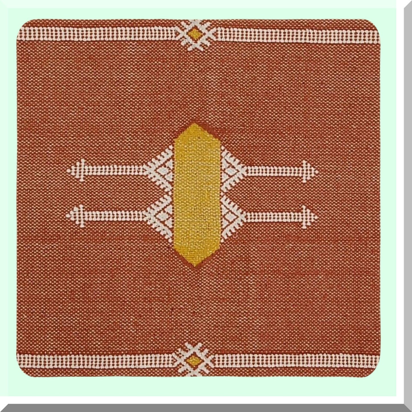 Kilim Dream Lumbar Pillow Cover - Handwoven Authentic Cushion Case for Bedroom Decor - 14x36 Sabra Pattern - Long Cushion Cover