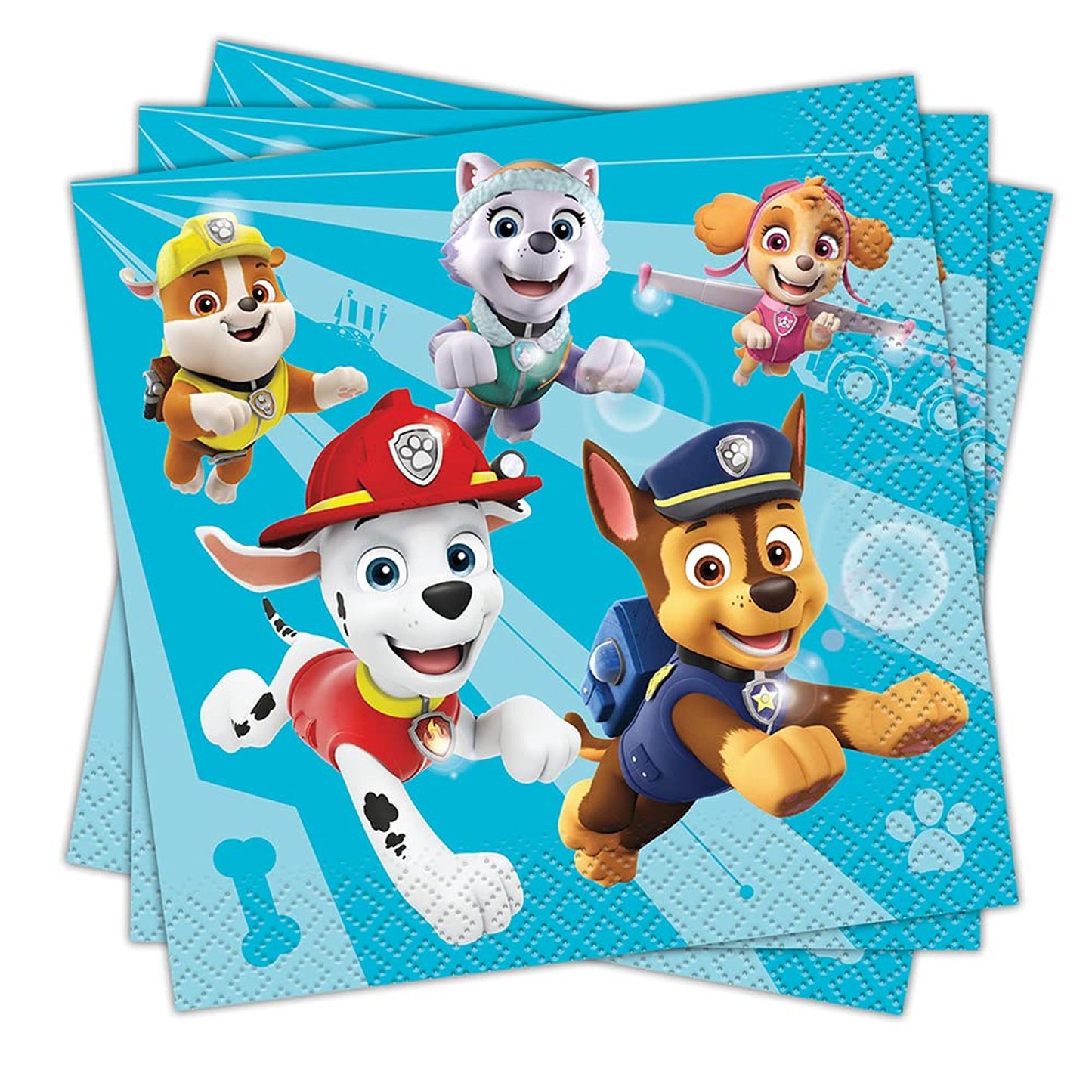 Colorful Beverage Napkins Pack of 16 for Kids Parties