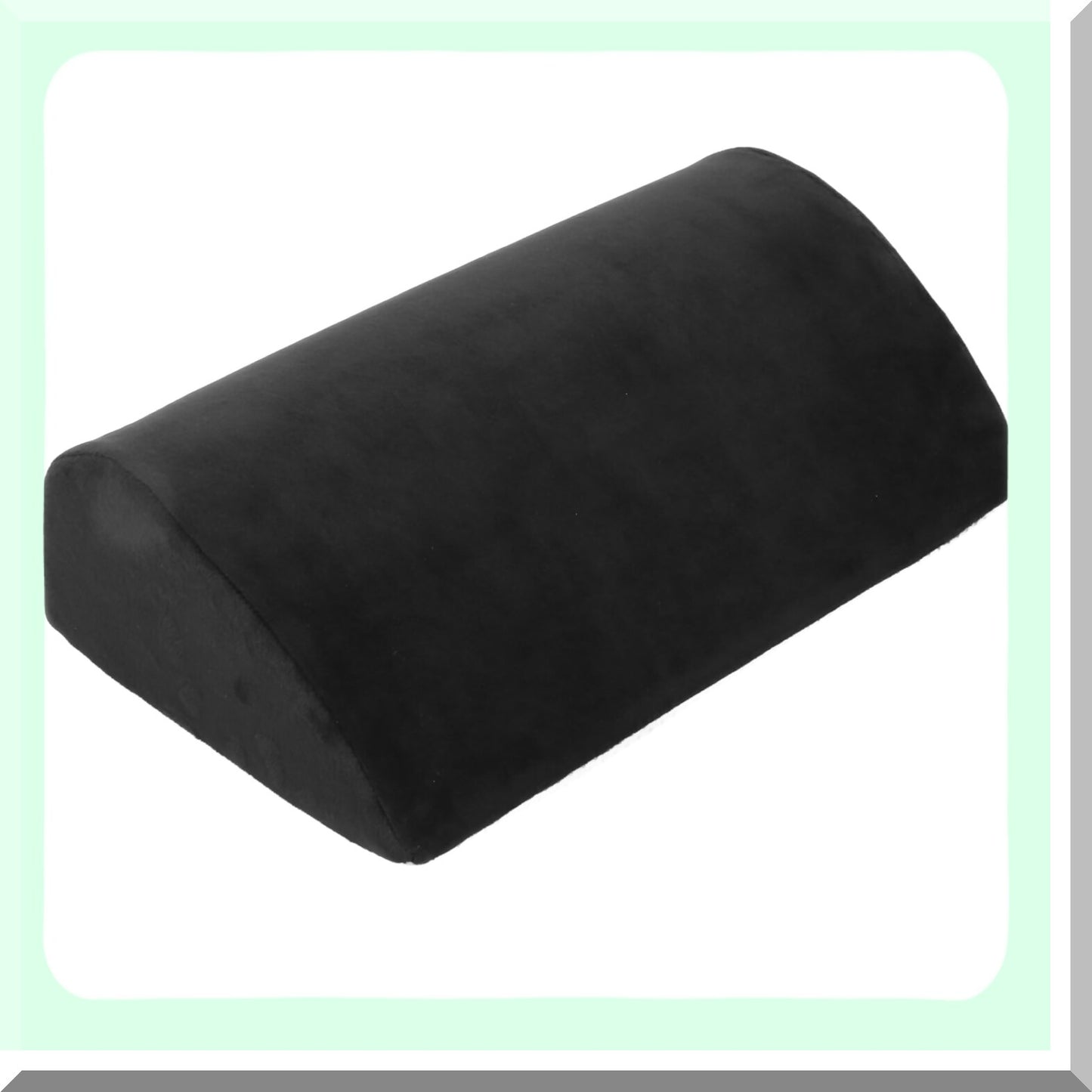 ErgoRest Leg and Knee Support Pillow - Half Moon Lumbar Cushion for Pain Relief, Pressure Reduction, and Comfortable Sleep on Bed or Sofa