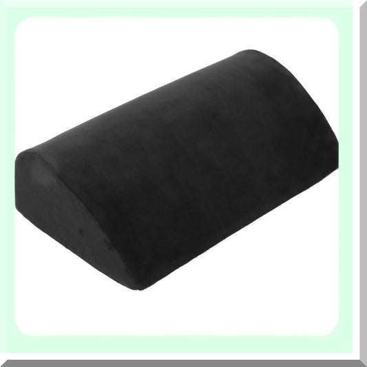 ErgoRest Leg and Knee Support Pillow - Half Moon Lumbar Cushion for Pain Relief, Pressure Reduction, and Comfortable Sleep on Bed or Sofa