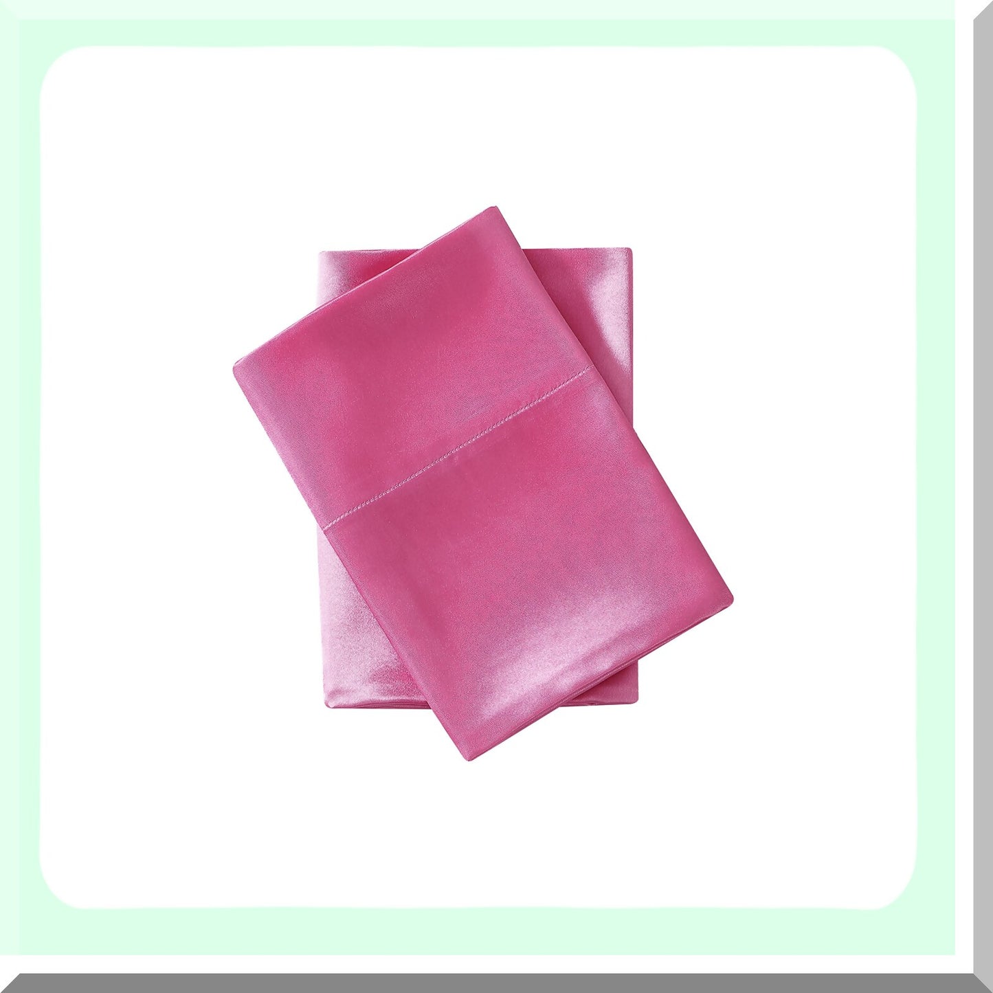 Luxury Pink Pillowcase Set - Designer Bedding Decor for Home - 2 Piece Set, 20" x 40" - Soft and Stylish Pillow Covers for Bedroom