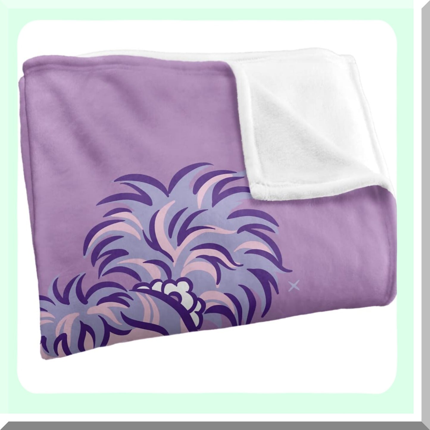 Sesame Street Silky Soft Abby Throw Blanket - 36" x 58" - Officially Licensed Super Cozy Touch