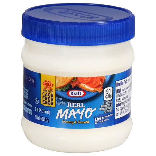 Kraft Real Mayo, 8-oz. (Pack of 12)