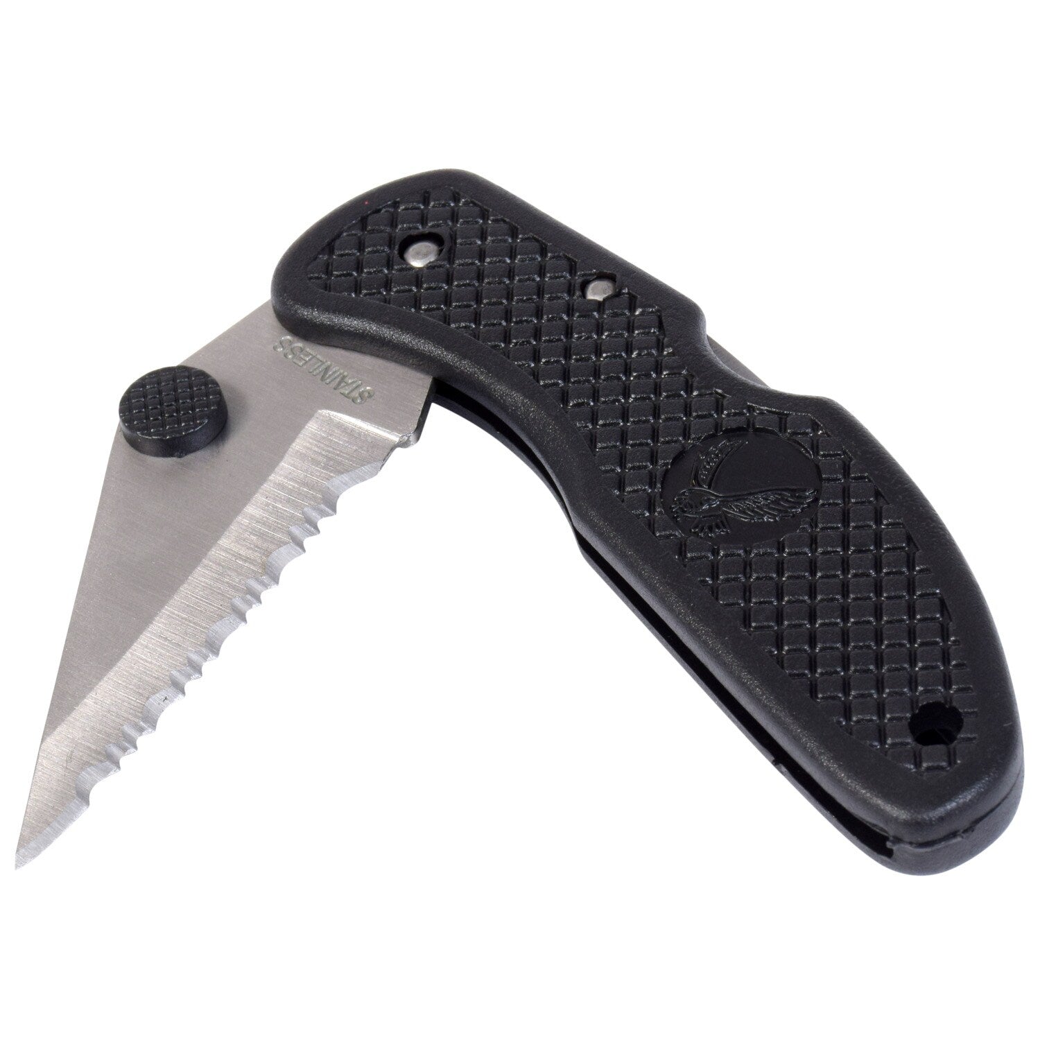 Folding Camping Knives with Serrated Blades, 4.5x8.375 in. (Pack of 28)